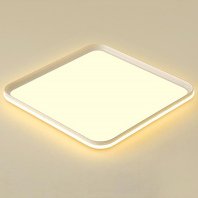 16'' Square Modern Flush Mount Ceiling Lights with Remote-Lighom