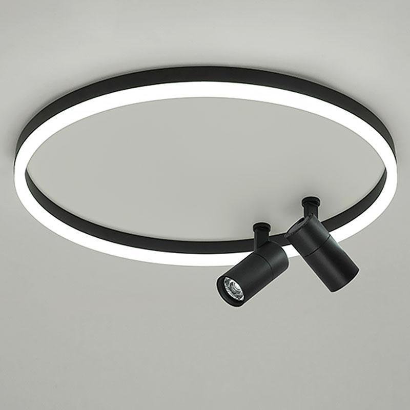 16" Round Dimmable Adjustable Flush Mount