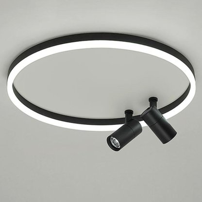 16" Round Dimmable Adjustable Flush Mount