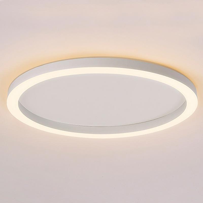 16" Modern Simple Circle Dimmable Flush Mount
