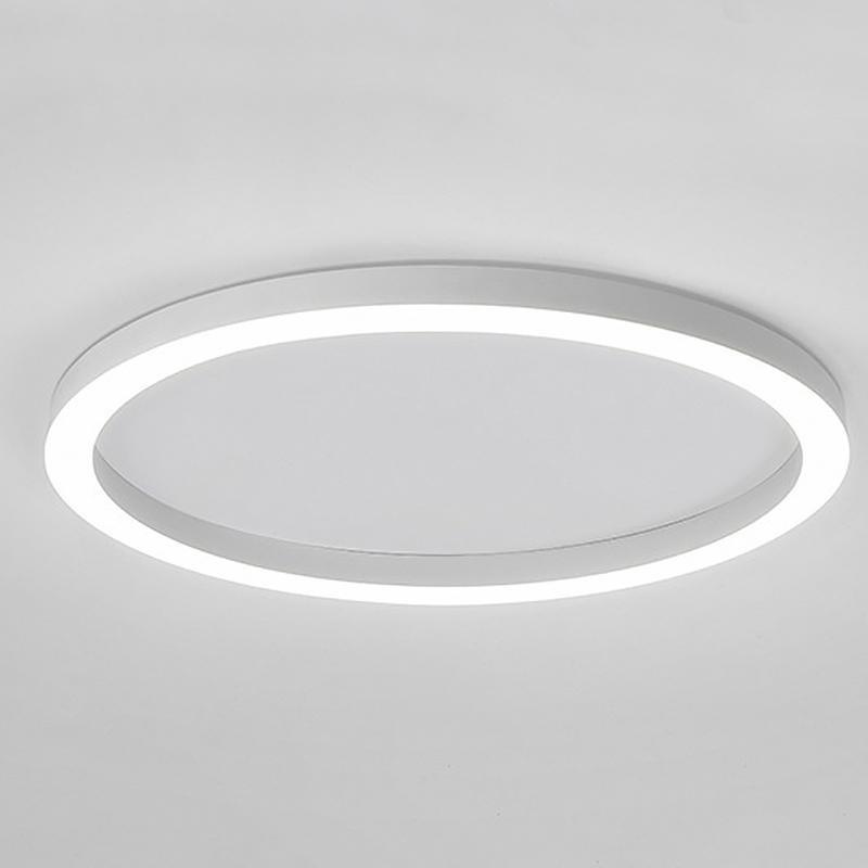 16" Modern Simple Circle Dimmable Flush Mount