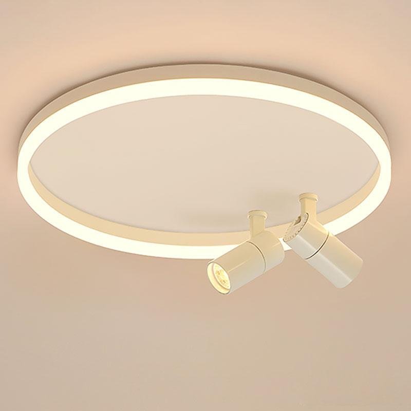 16" Round Dimmable Adjustable Flush Mount
