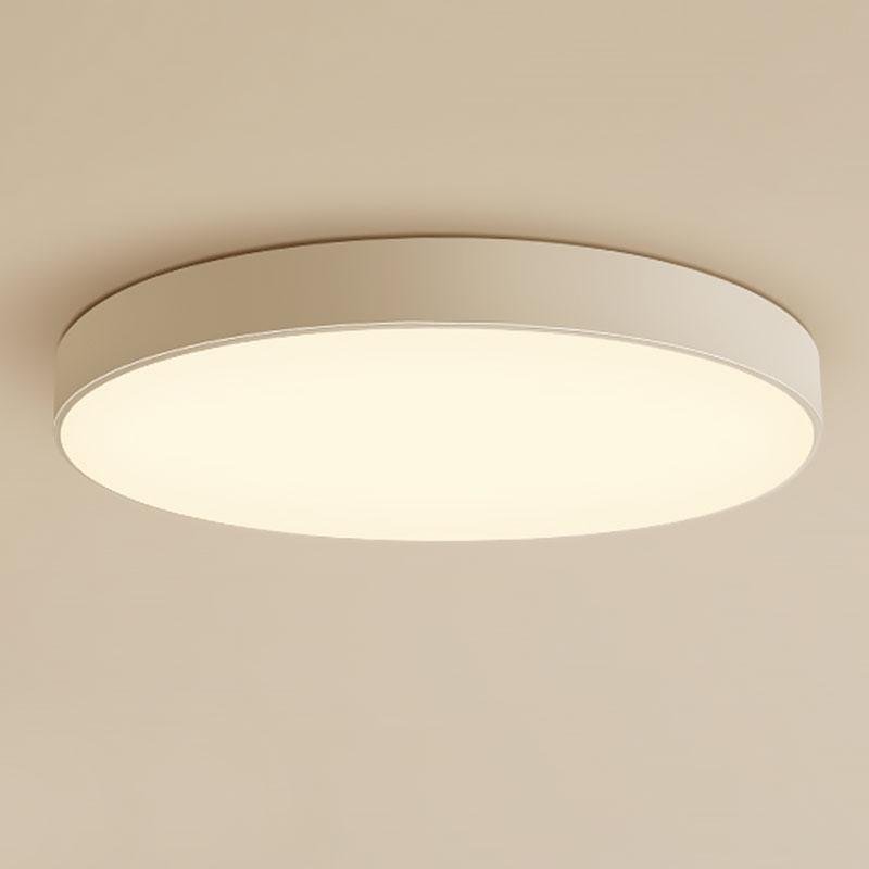 16" Round Dimmable Modern Flush Mount Remote Light
