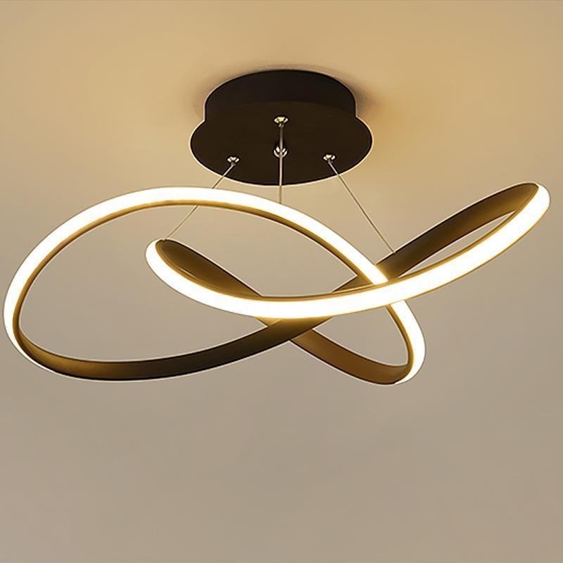 20'' LED Ribbon Modern Flush Mount Ceiling Lights for Living Room-Lighom