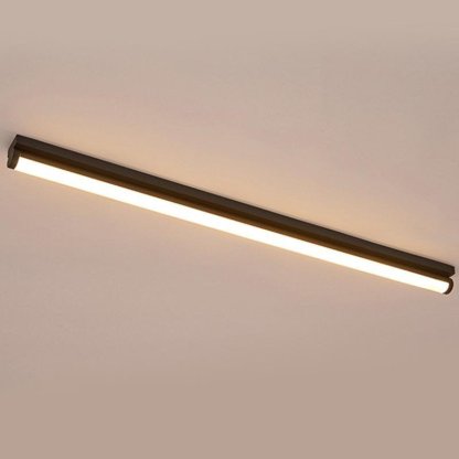 24'' 30'' Rectangular LED Modern Flush Mount Lighting White Black Ceiling Lights-Lighom