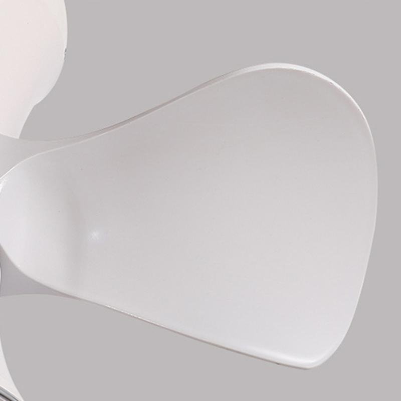 3-Curved-Blade Small LED Ceiling Fan