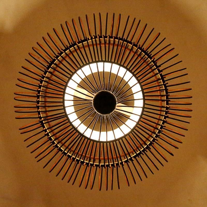 2-Tier Bubble Dark Brown Moroccan Pendant Light