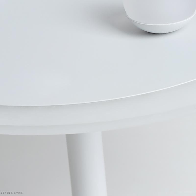 Round Dimmable Semi Flush Mount Lighting with LED Bulb and 2 Spotlights-Lighom