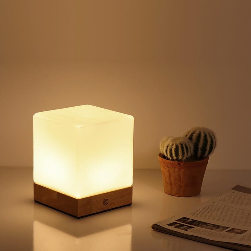 Mini Cube LED Table Lamp Ambient Lighting-Lighom