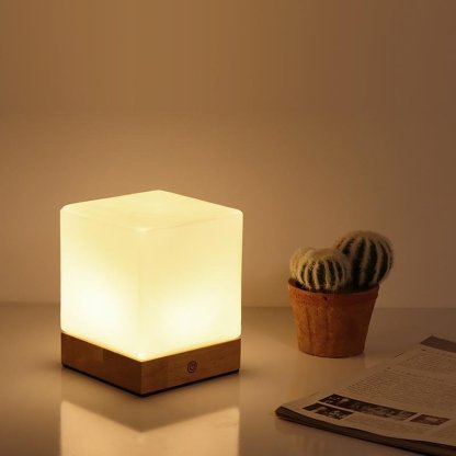 Mini Cube LED Table Lamp Ambient Lighting-Lighom