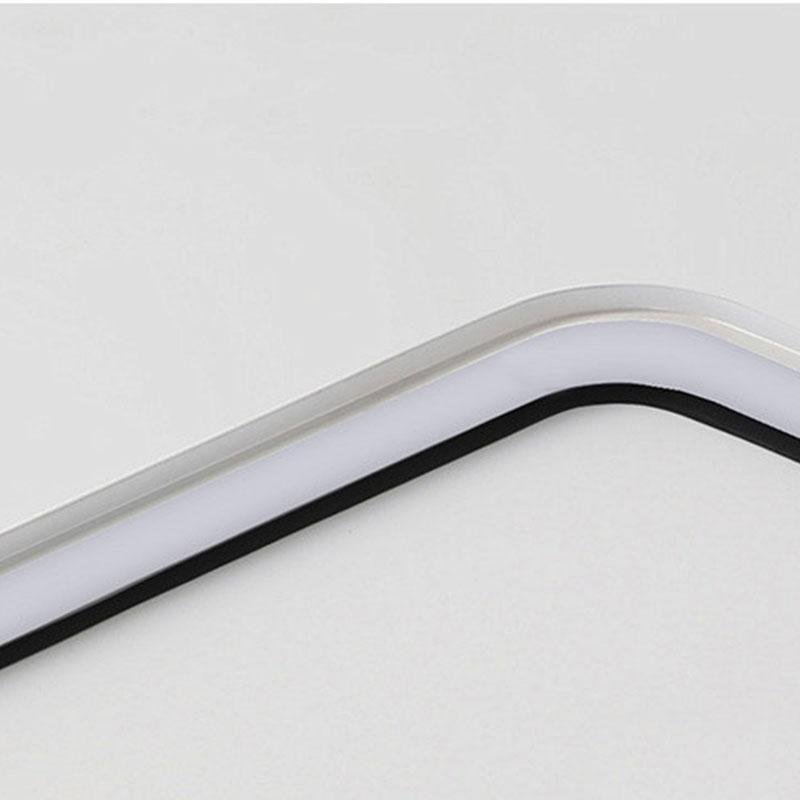 24" Modern Dimmable Edge Flush Mount Ceiling Light