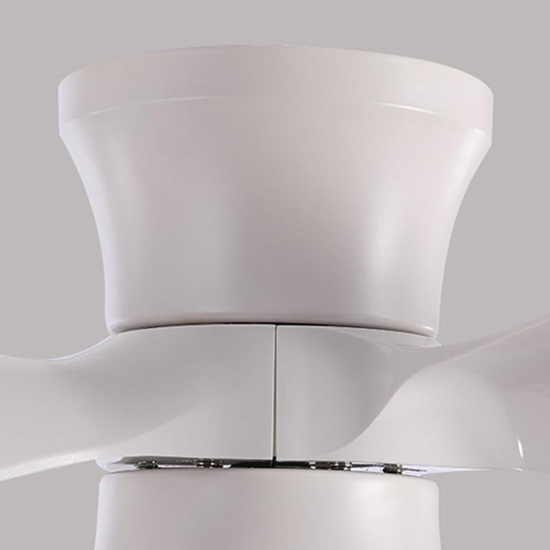 3-Curved-Blade Small LED Ceiling Fan