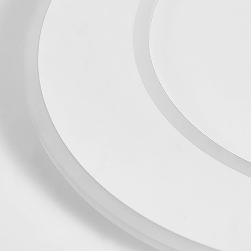 18'' LED Circular Flush Mount Modern Lighting with Spotlight-Lighom