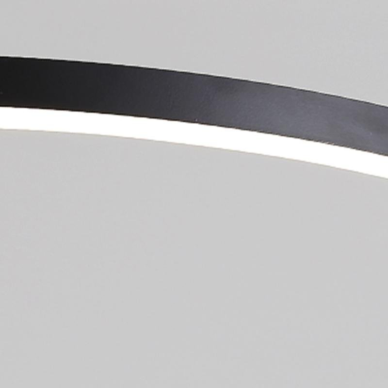 Simple Linear Modern Chandeliers Adjustable Angle Spotlight Circle Chandelier-Lighom