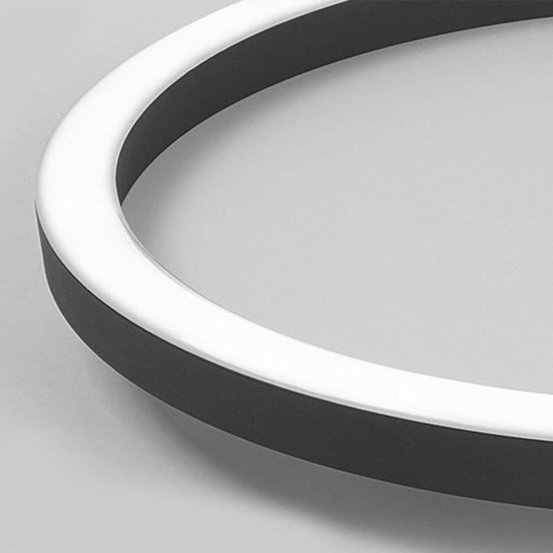 16" Modern Simple Circle Dimmable Flush Mount