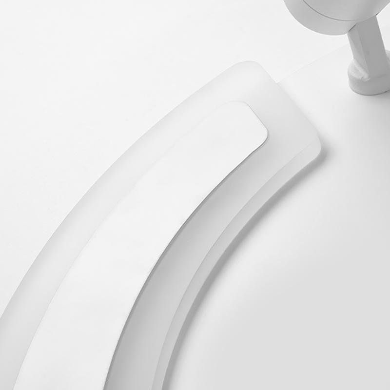 Unique Flush Mount Lighting Circle Shaped Iron Acrylic Light with Spotlight-Lighom