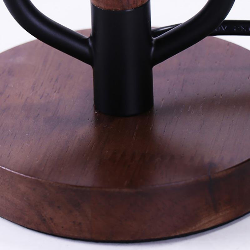 16" Vintage Rustic Tree Branch Fabric Drum Table Lamp