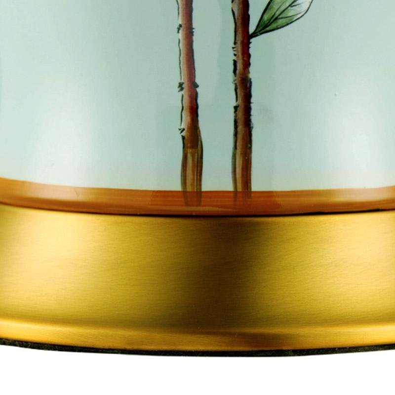 23 inch Oriental Vivid Branches and Birds Porcelain Table Lamp-Lighom