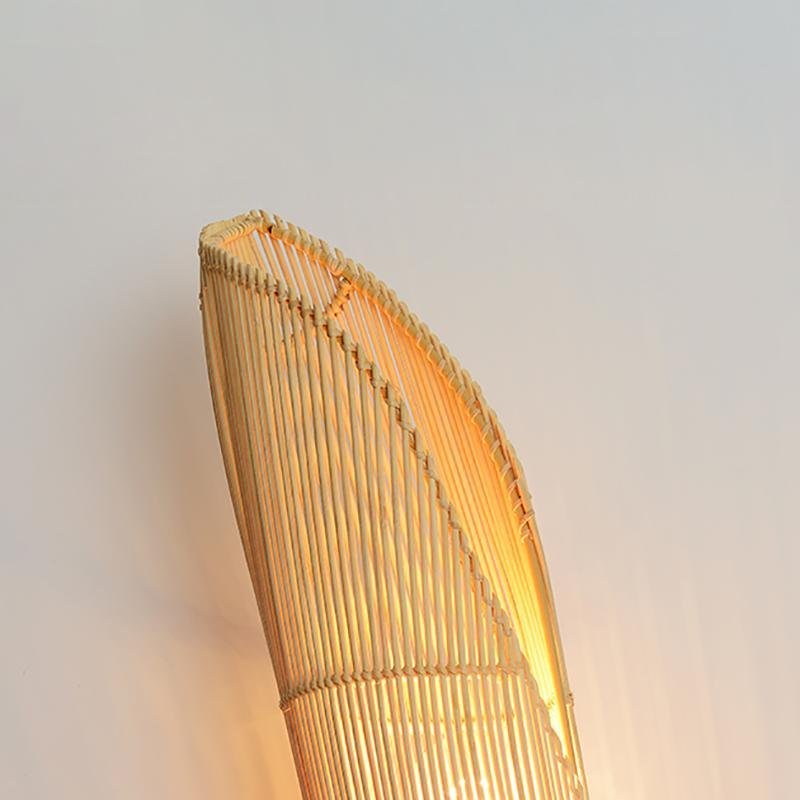 Freeform Organic Bamboo Wall Light
