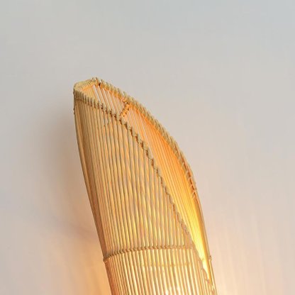 Freeform Organic Bamboo Wall Light