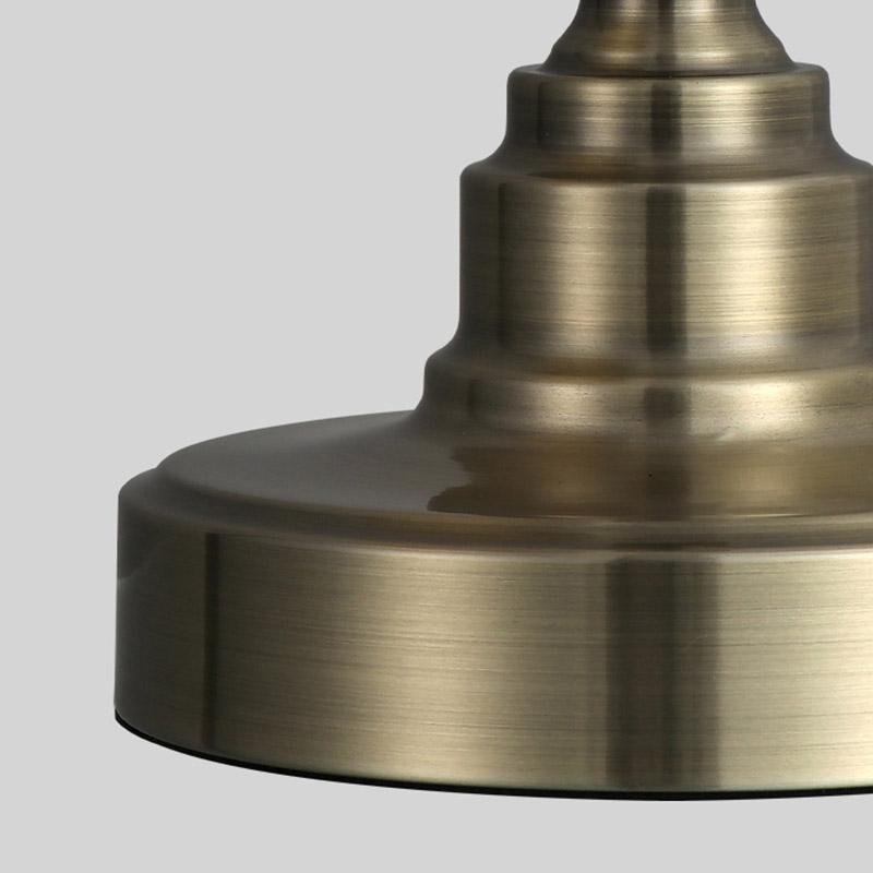 Industrial Empire-Style Metal Desk Lamp with Curved Arm and Adjustable Lighting-Lighom