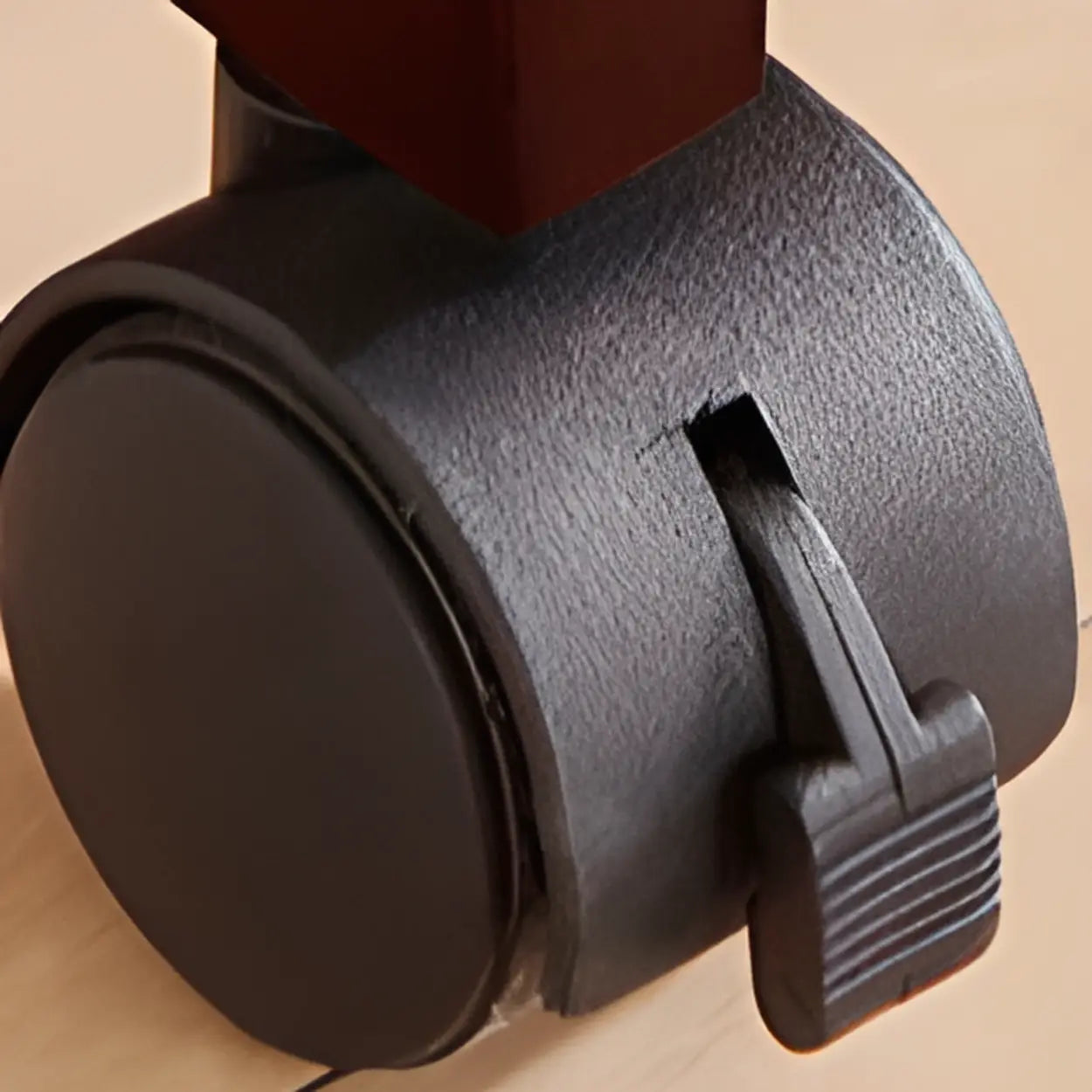 A-Frame Brown Wood Storage Coat Rack with Wheels