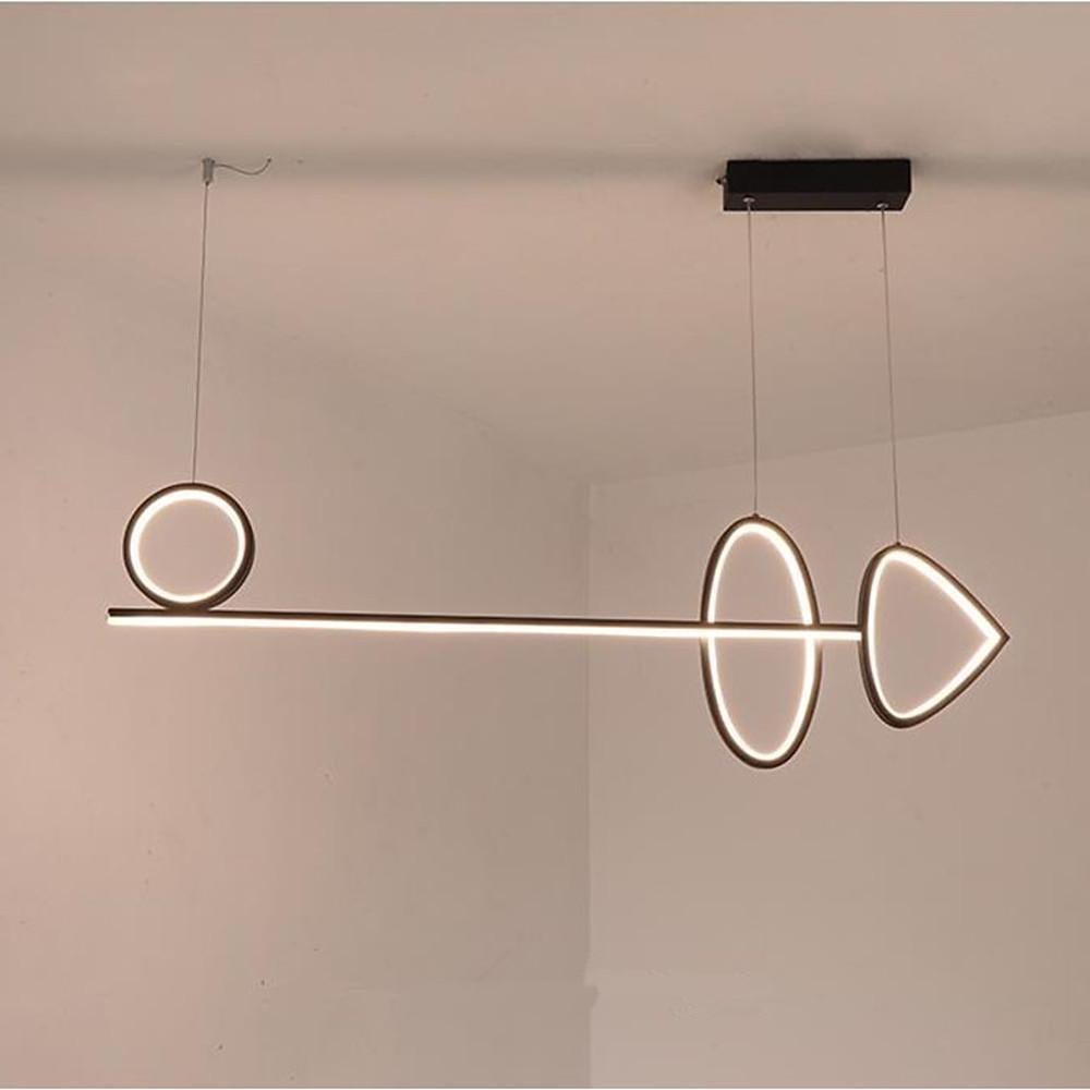 Novelty Line Circle Cupid Shape Dining Chandelier