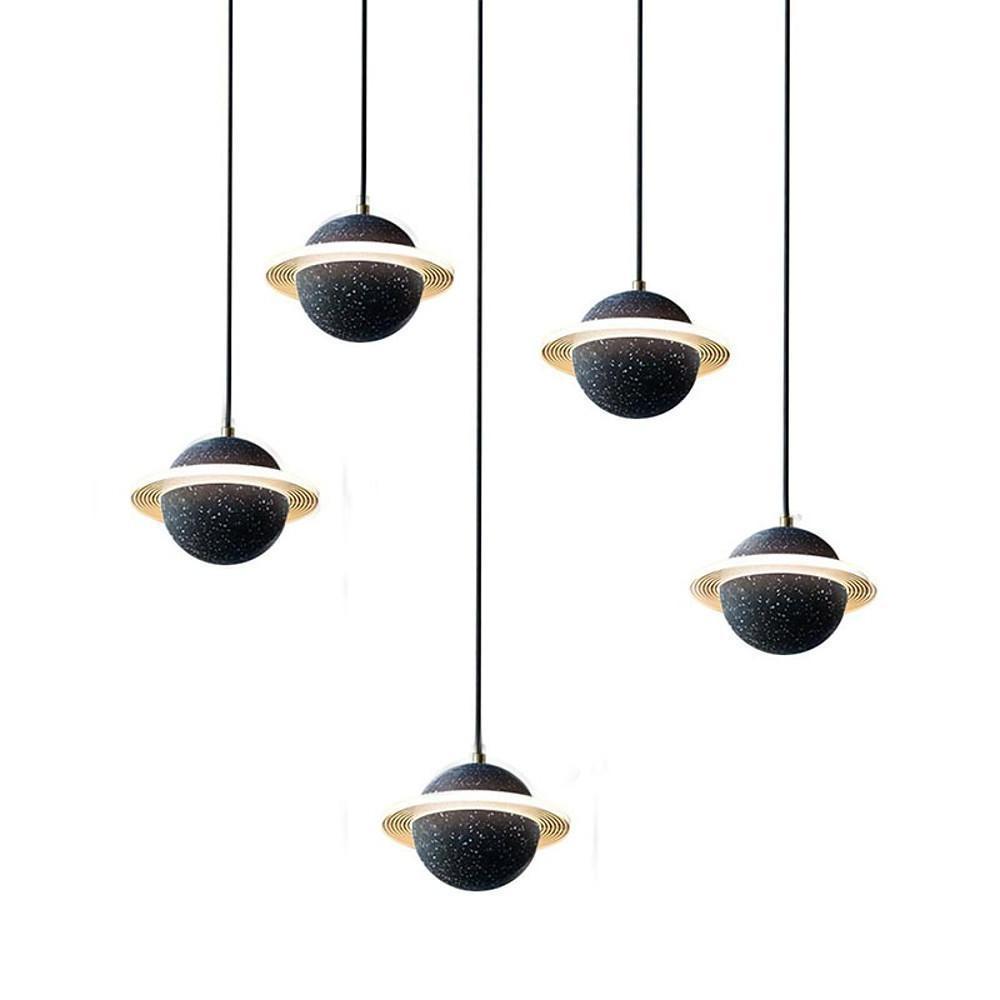 Saturn Acrylic Kitchen Island Pendant