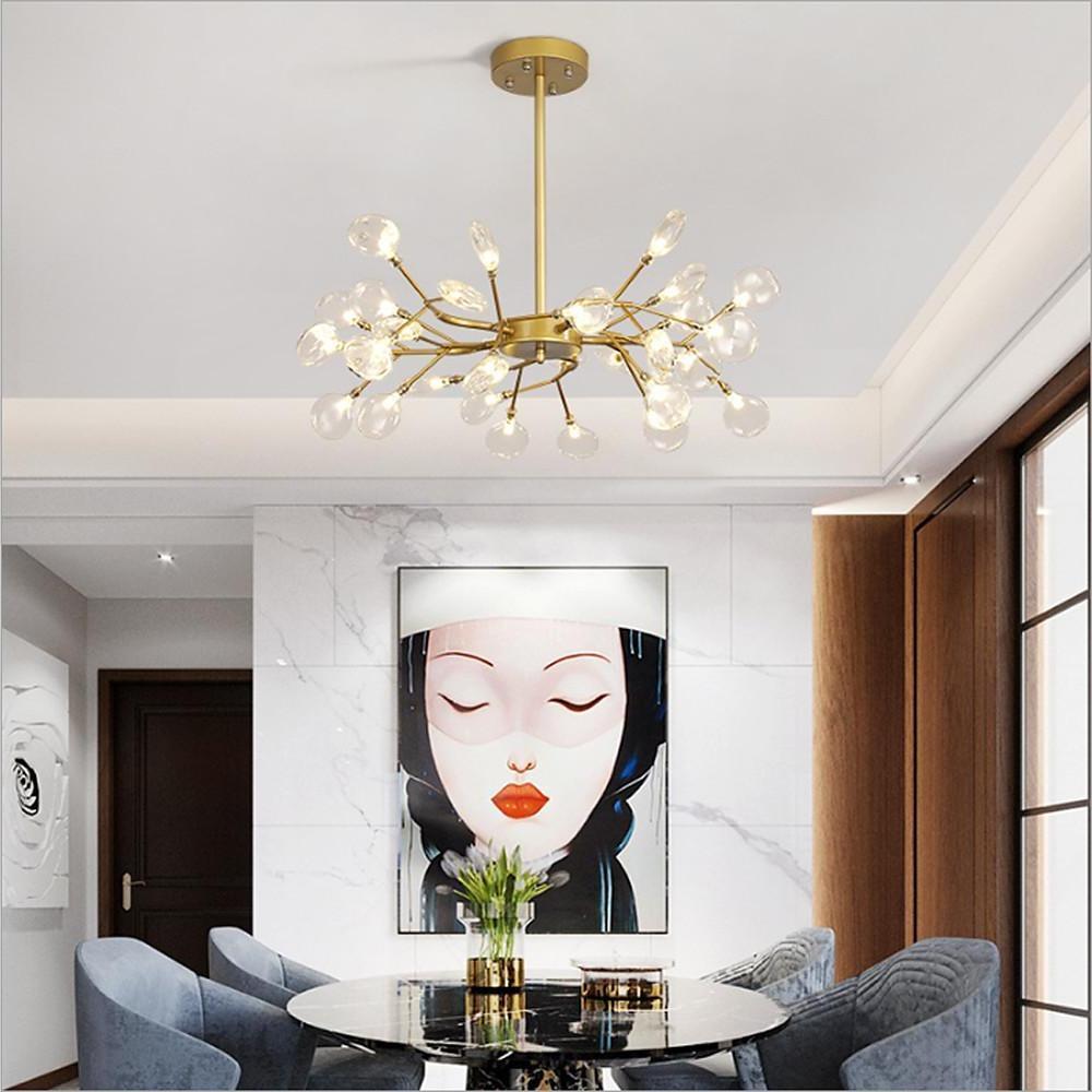 LED Firefly Sputnik Modern Living Bedroom Chandelier