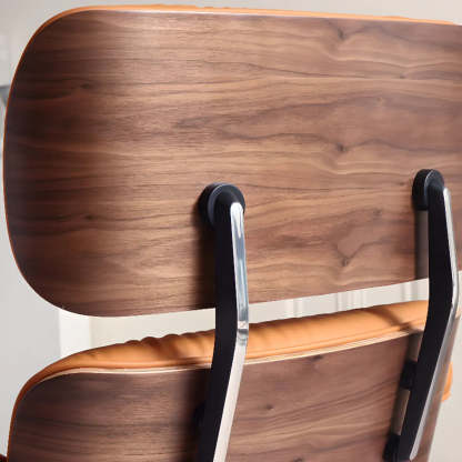 Aluminum Frame Leather Office Chair with Headrest