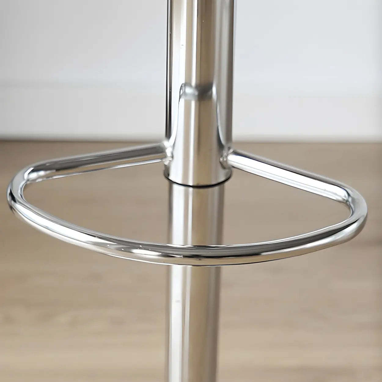 Adjustable Leather Bucket Swivel Bar Stool