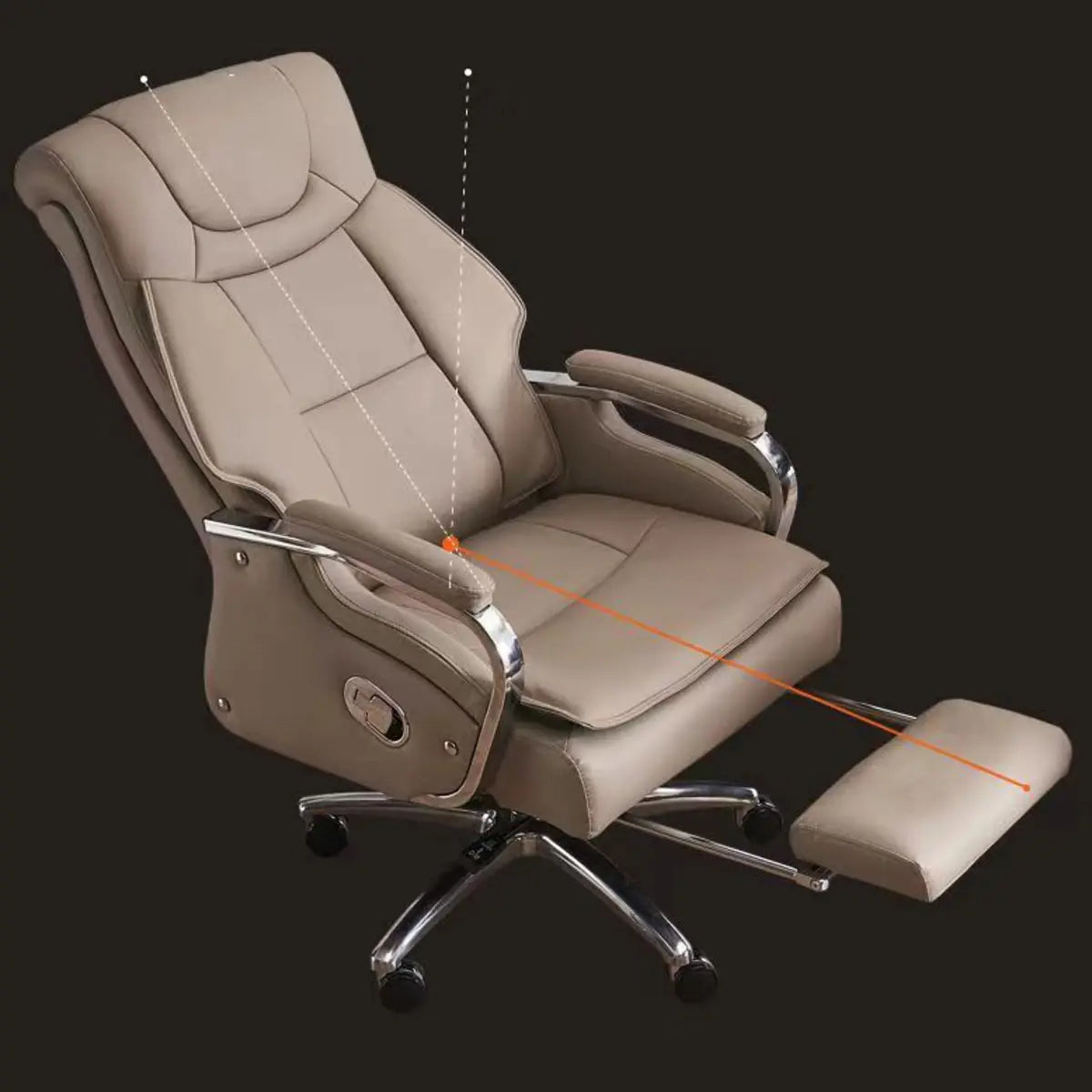 Adjustable Executive Office Chair with Armrests
