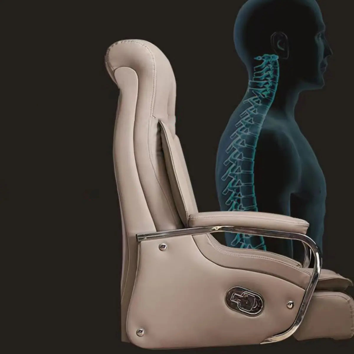 Adjustable Executive Office Chair with Armrests