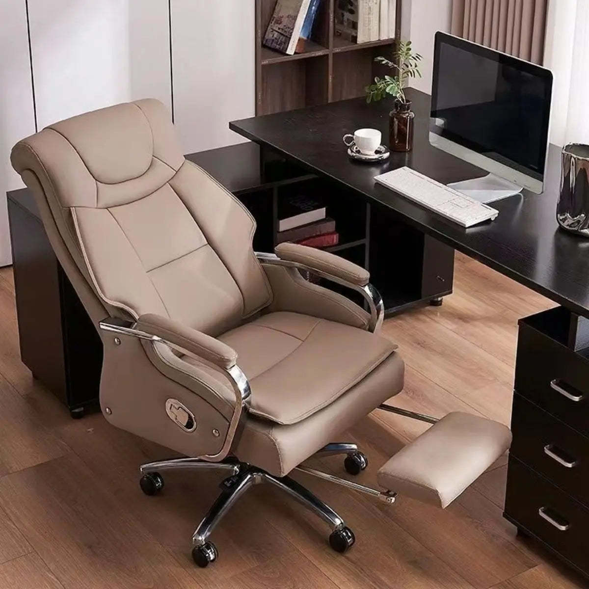 Adjustable Executive Office Chair with Armrests