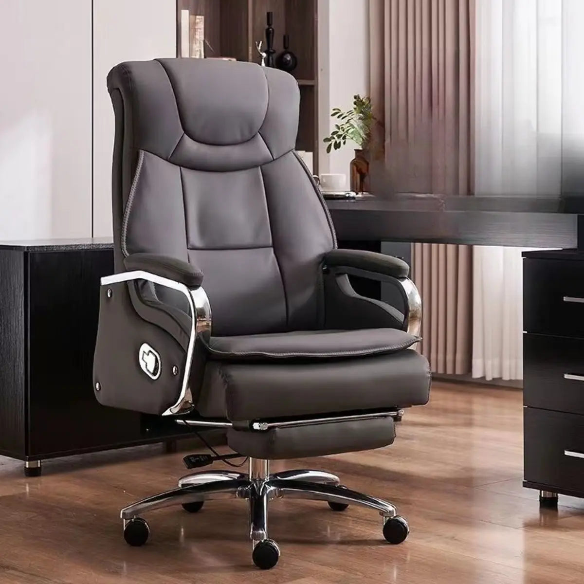 Adjustable Executive Office Chair with Armrests