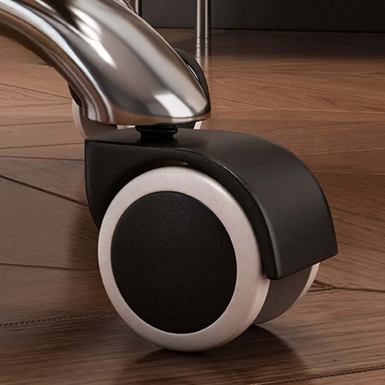 Adjustable Ergonomic Cream Leather Office Chair