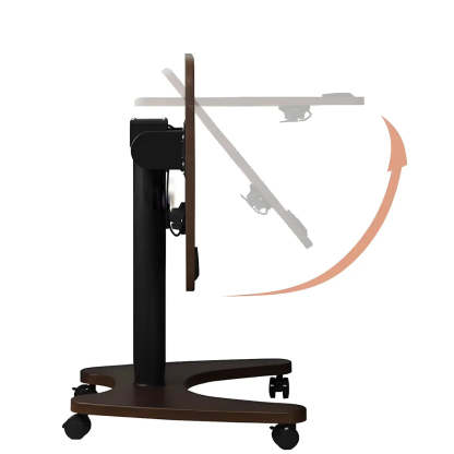 Adjustable Foldable Small White Wood Standing Desk