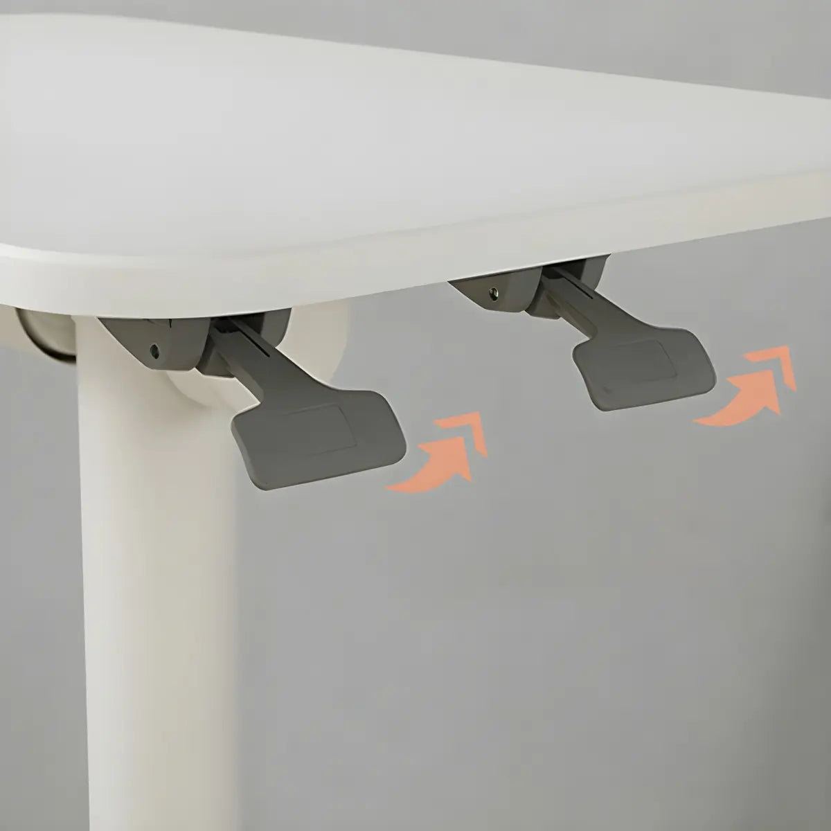Adjustable Foldable Small White Wood Standing Desk