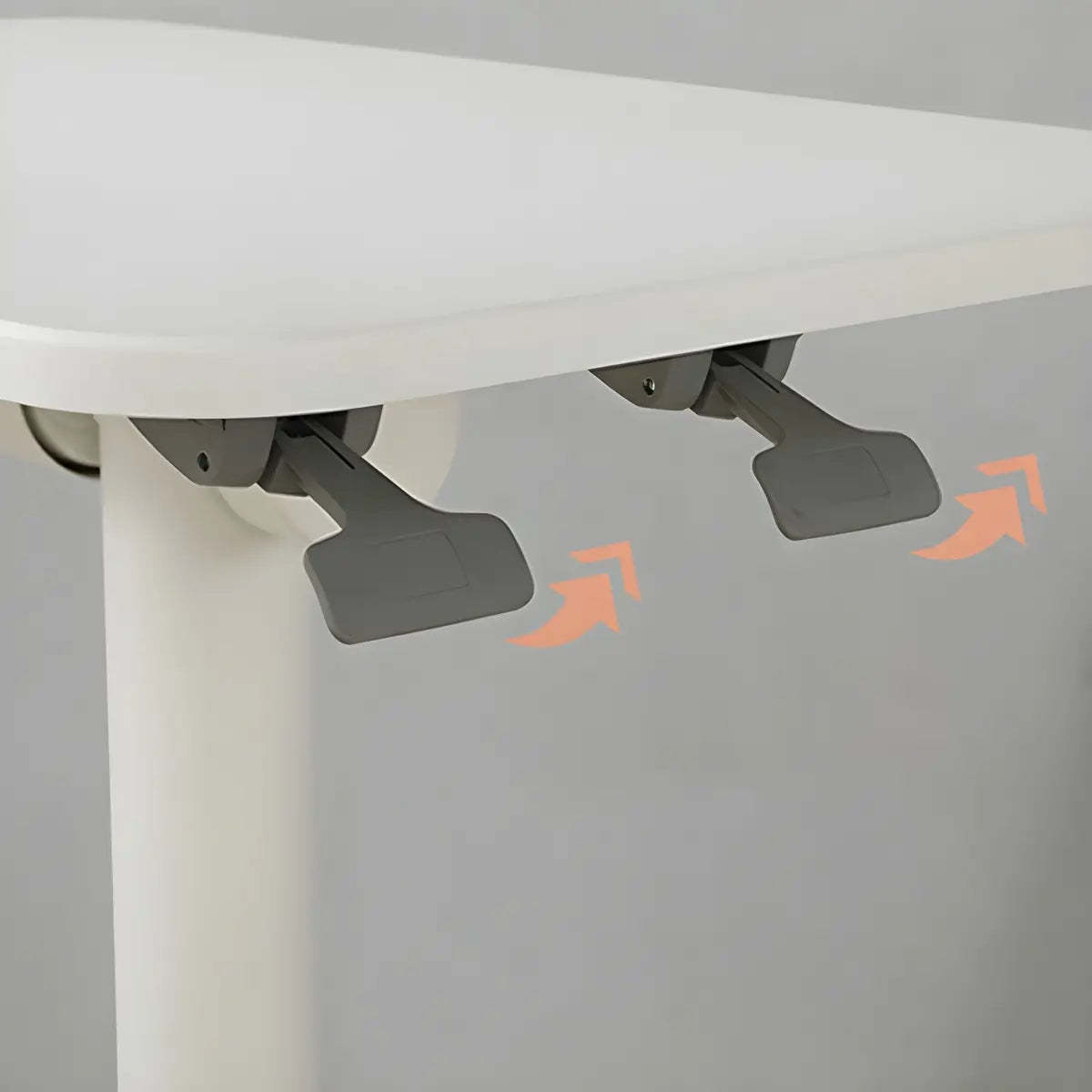 Adjustable Foldable Small White Wood Standing Desk