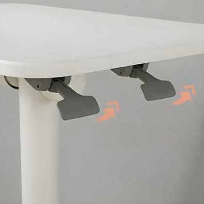 Adjustable Foldable Small White Wood Standing Desk