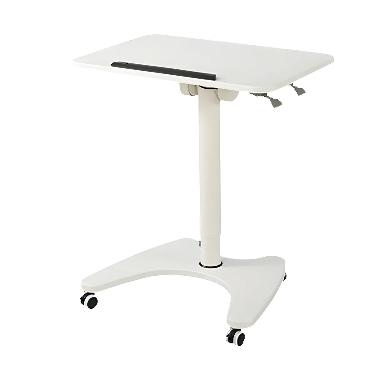Adjustable Foldable Small White Wood Standing Desk