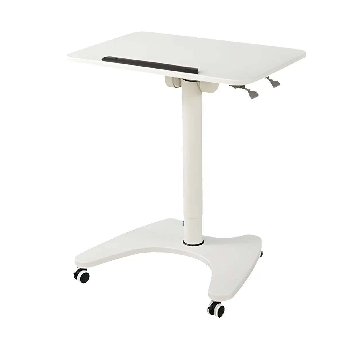 Adjustable Foldable Small White Wood Standing Desk