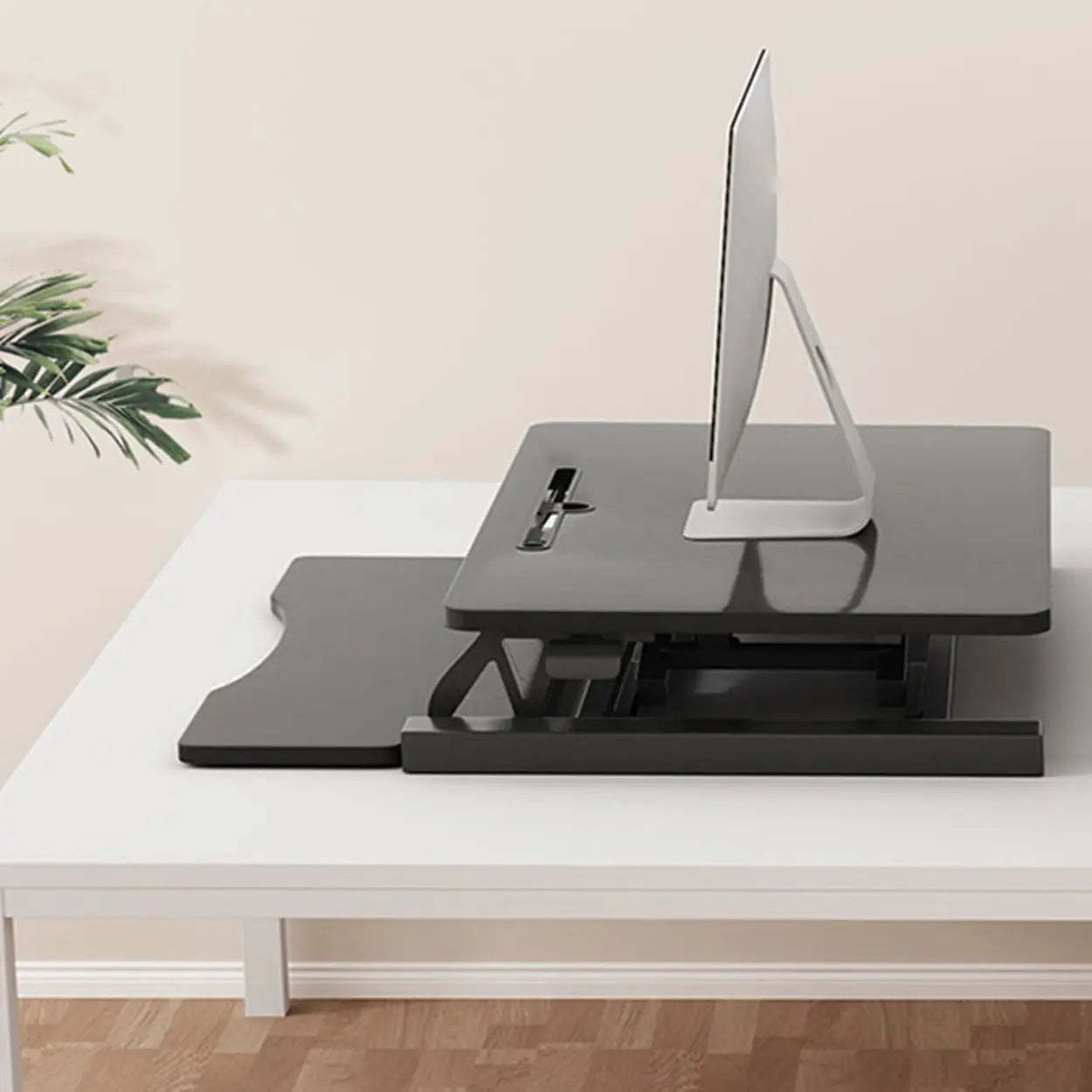 Adjustable Folding Wood Trestle Standing Desk