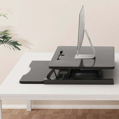 Adjustable Folding Wood Trestle Standing Desk