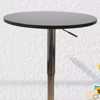 Modern Round Adjustable Bistro Bar Height Table