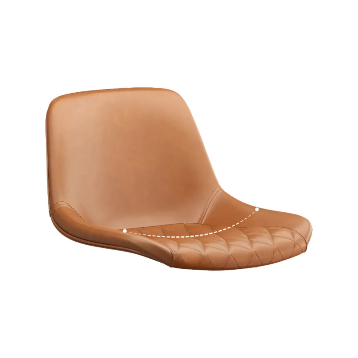 Adjustable Swivel Leather Bar Stool with Footrest