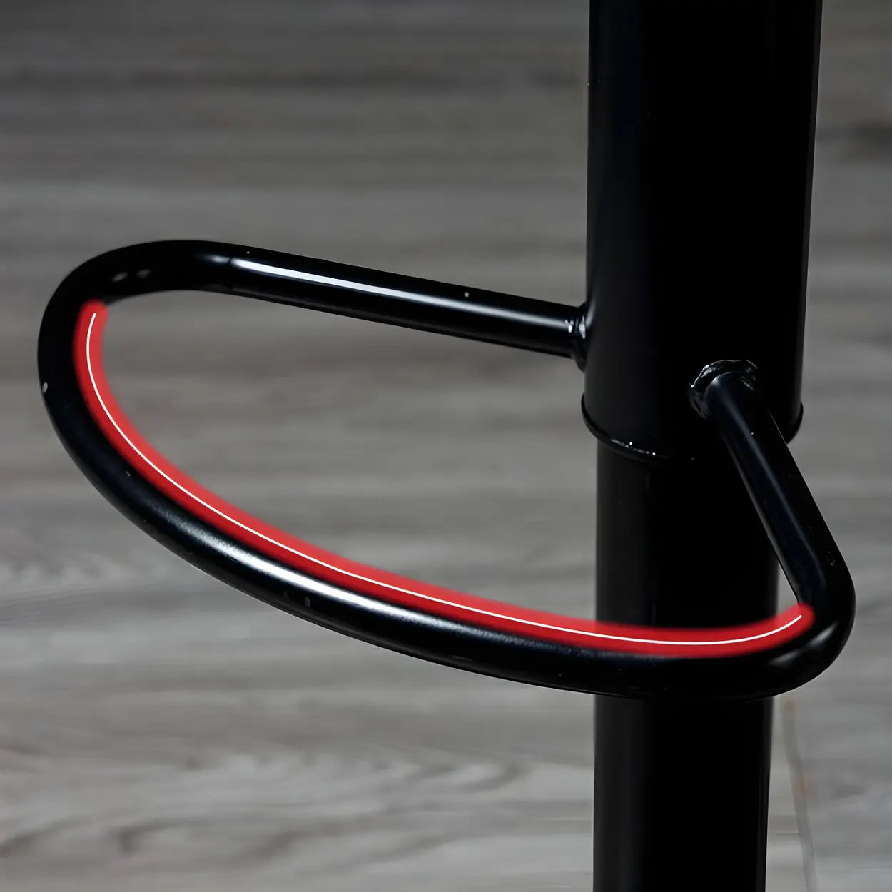 Adjustable Leather Swivel Bar Stool