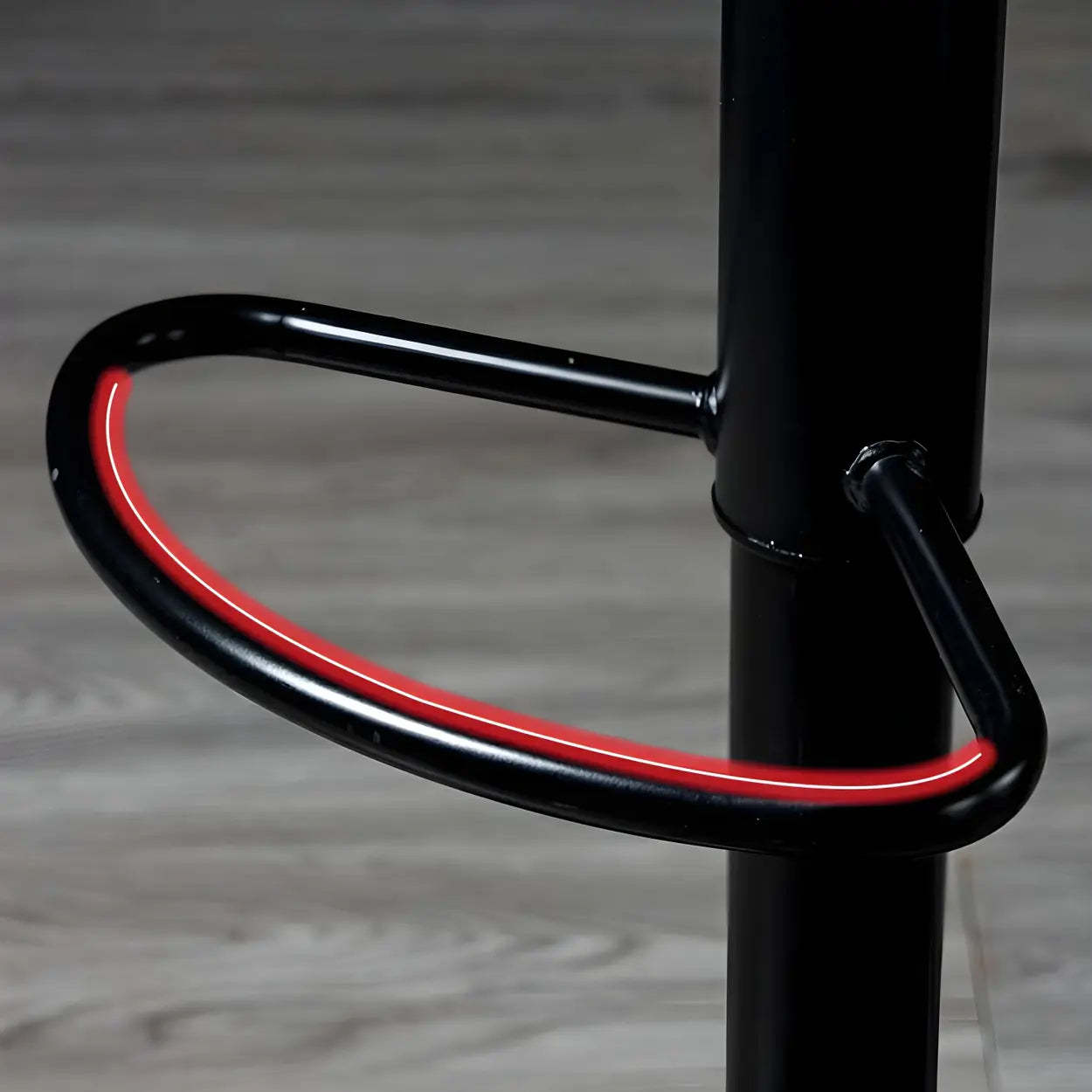 Adjustable Leather Swivel Bar Stool