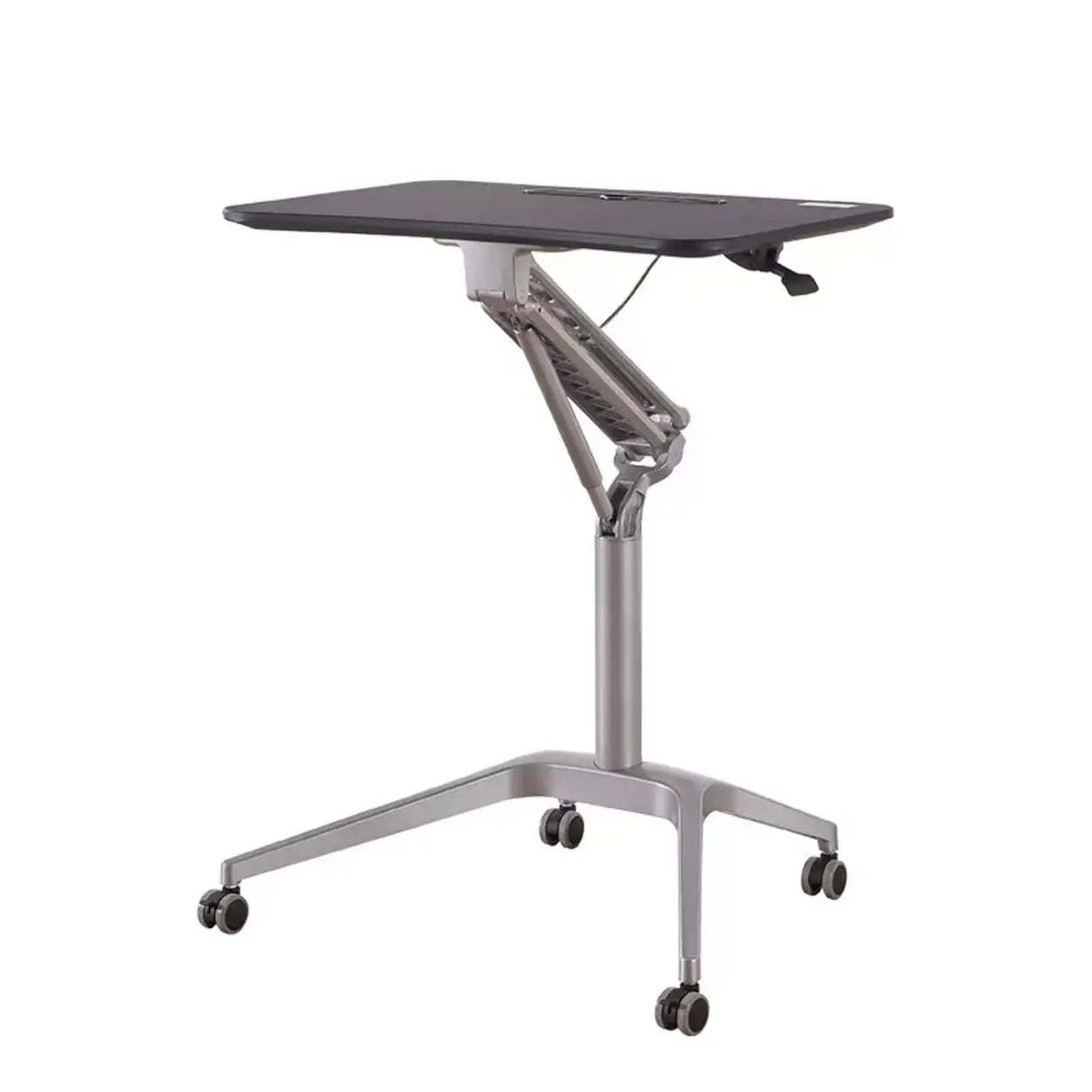 Adjustable Mobile Wood Small Standing Desk | Lighom