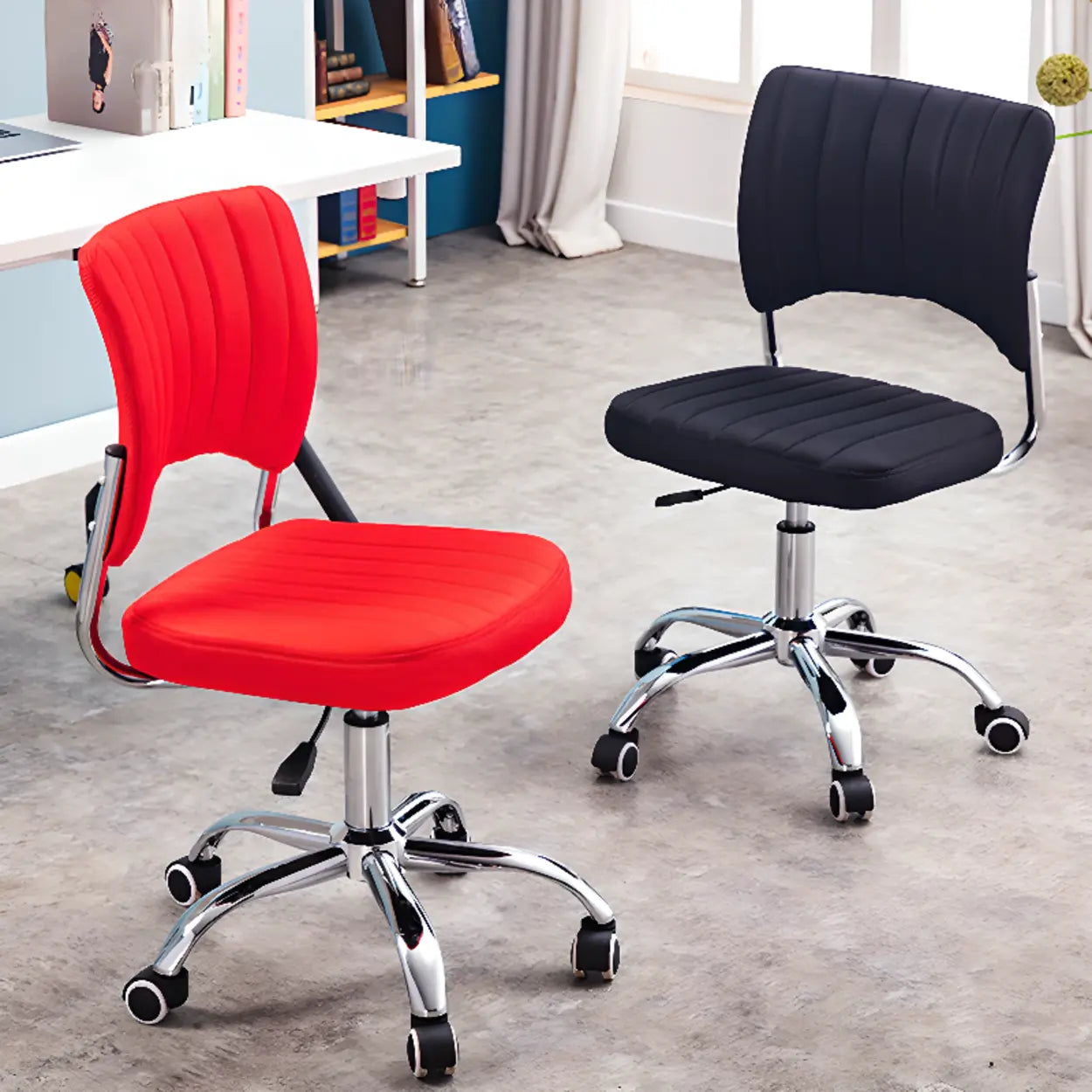 Adjustable Swivel Leather Office Chair